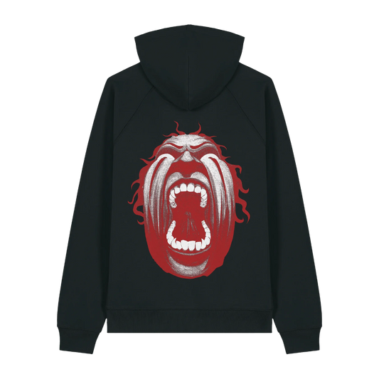 Face Hoodie Black